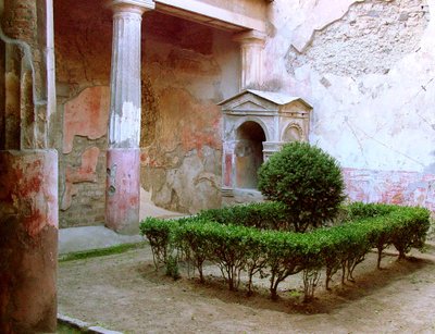 Vista di un atrio da Roman